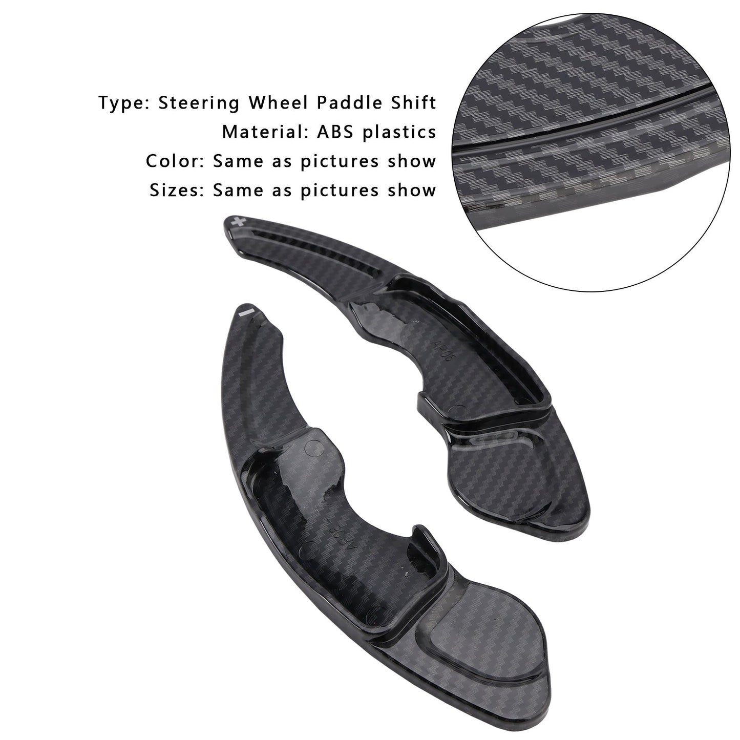 Cubiertas de extensión para palanca de cambios de volante con aspecto de carbono para Lexus NX200t y NX300 (2011-2017)