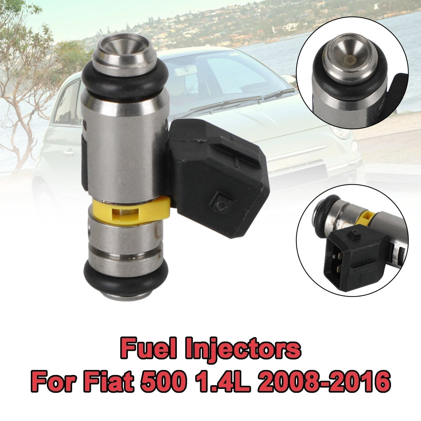 2003-2016 Fiat Idea 1.4L 71792994 Fuel Injectors IWP160 77363790