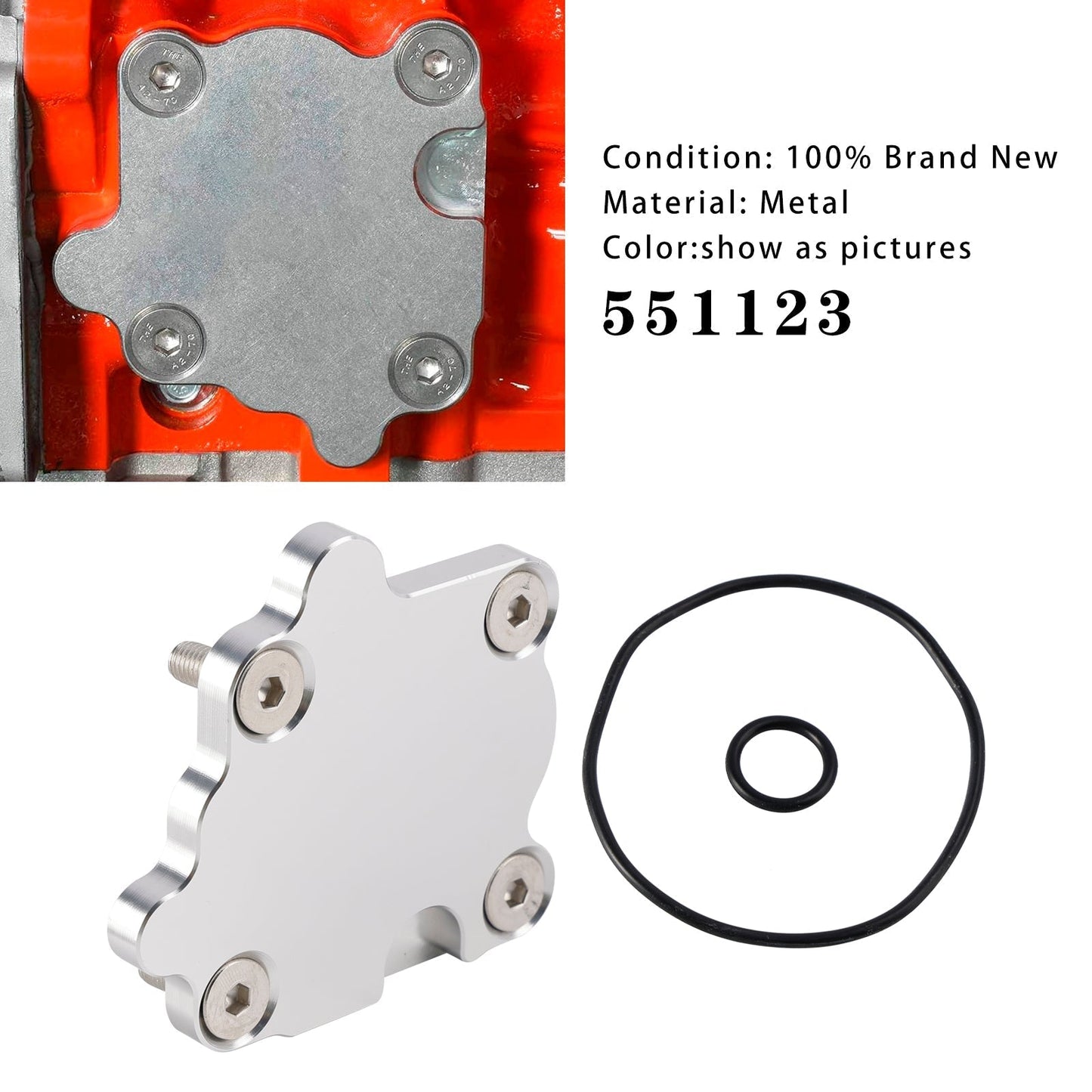 LT1 LT2 L82 L83 Gen V LT Vacuum Pump Flange Cover Plate Adapter 551123