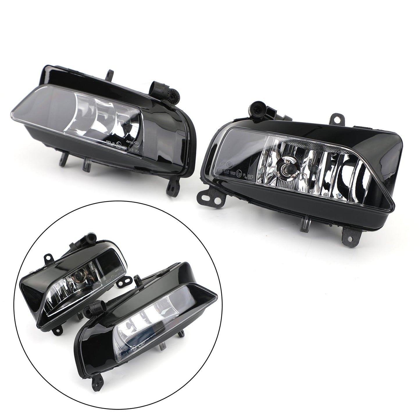 Paire de phares antibrouillard halogènes avant pour Audi 2013-2016 8T0 941 699G 8T0 941 700G