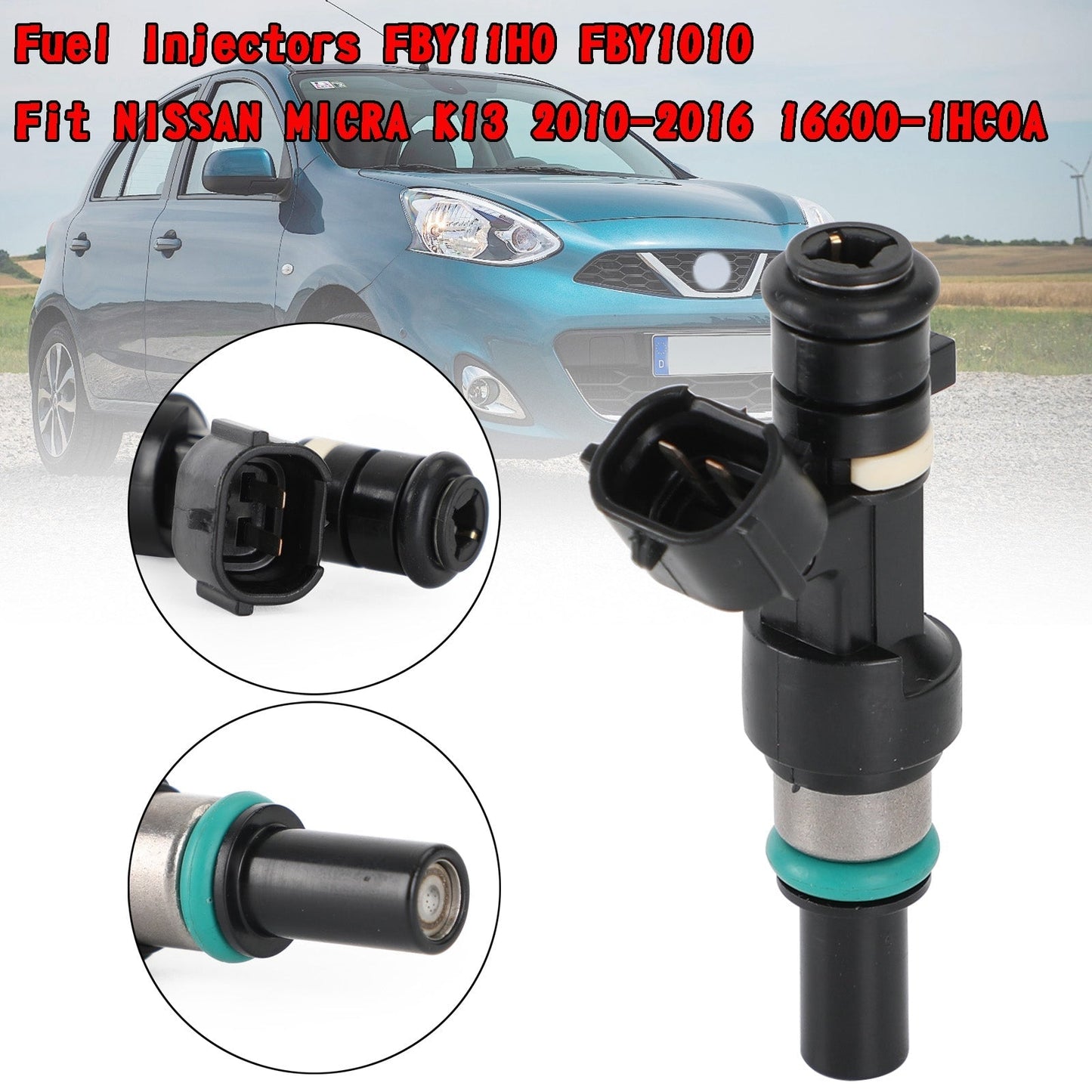 2010-2016 NISSAN MICRA K13 Fuel Injectors FBY11H0 FBY1010 16600-1HC0A