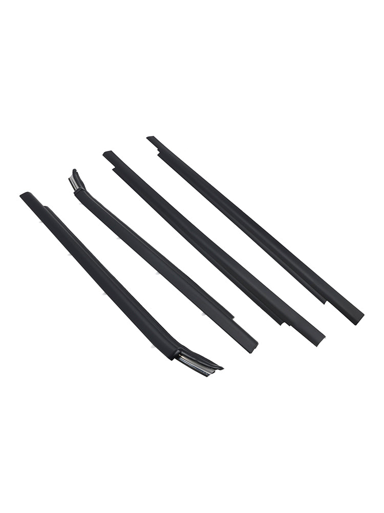 Joint d'étanchéité pour vitre extérieure inférieure de Toyota Tundra Double Cab 2000-2006, 4 pièces, 75720-0C010 et 75710-0C010