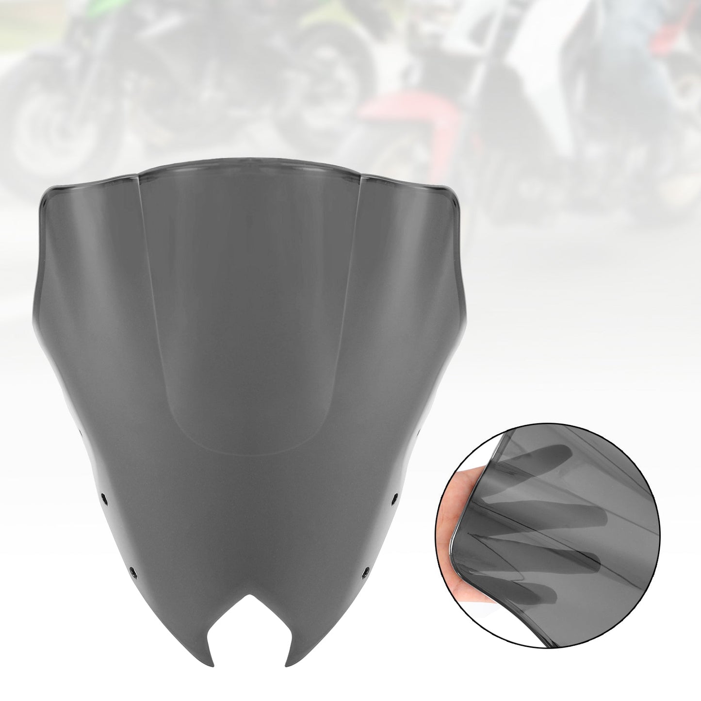Pare-brise de moto ABS pour Yamaha FZ6R FZ-6R FZS600 2009-2015