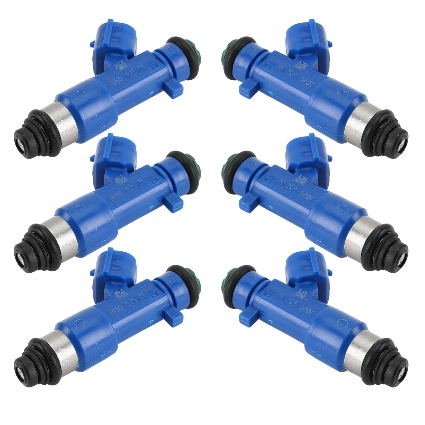 2003-2008 Infiniti G35 6PCS Fuel Injectors 63570 16600-JF00A 14002-AN001