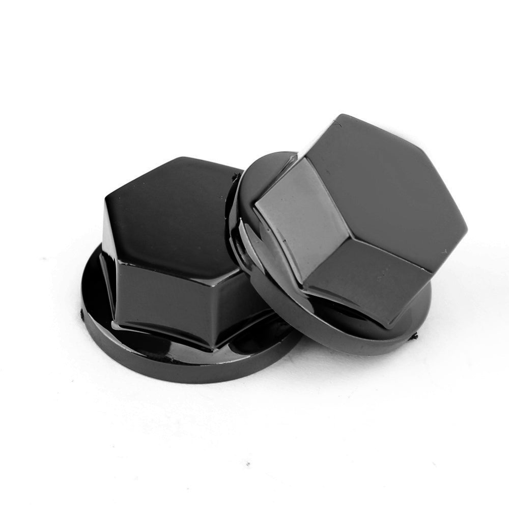 Lot de 30 bouchons de vis et écrous de pompe à eau noirs, 5 tailles
