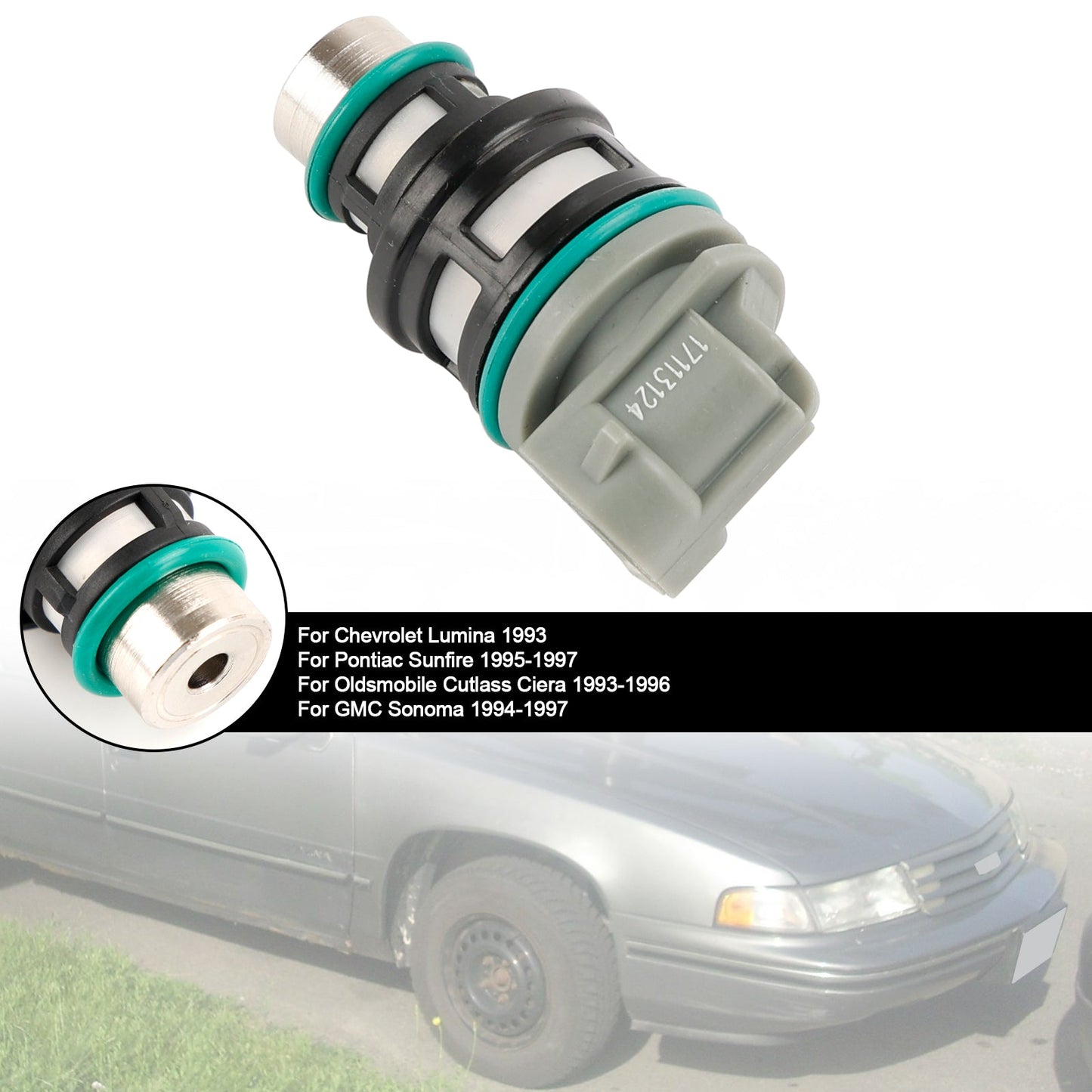 Inyectores de combustible Chevrolet Corsica 1992-1996 (1 unidad): 17113124, 17113197 y 17112693