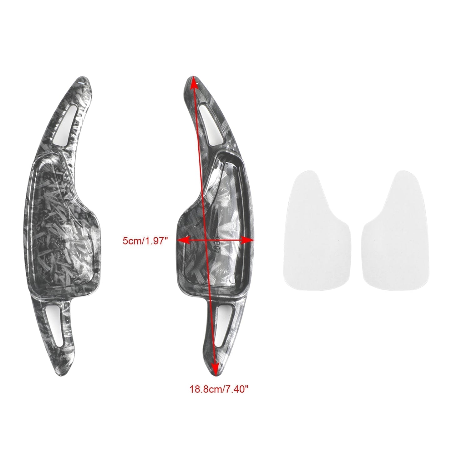 Extensions de palettes de changement de vitesse au volant pour Chevrolet Corvette C7 2014-2019