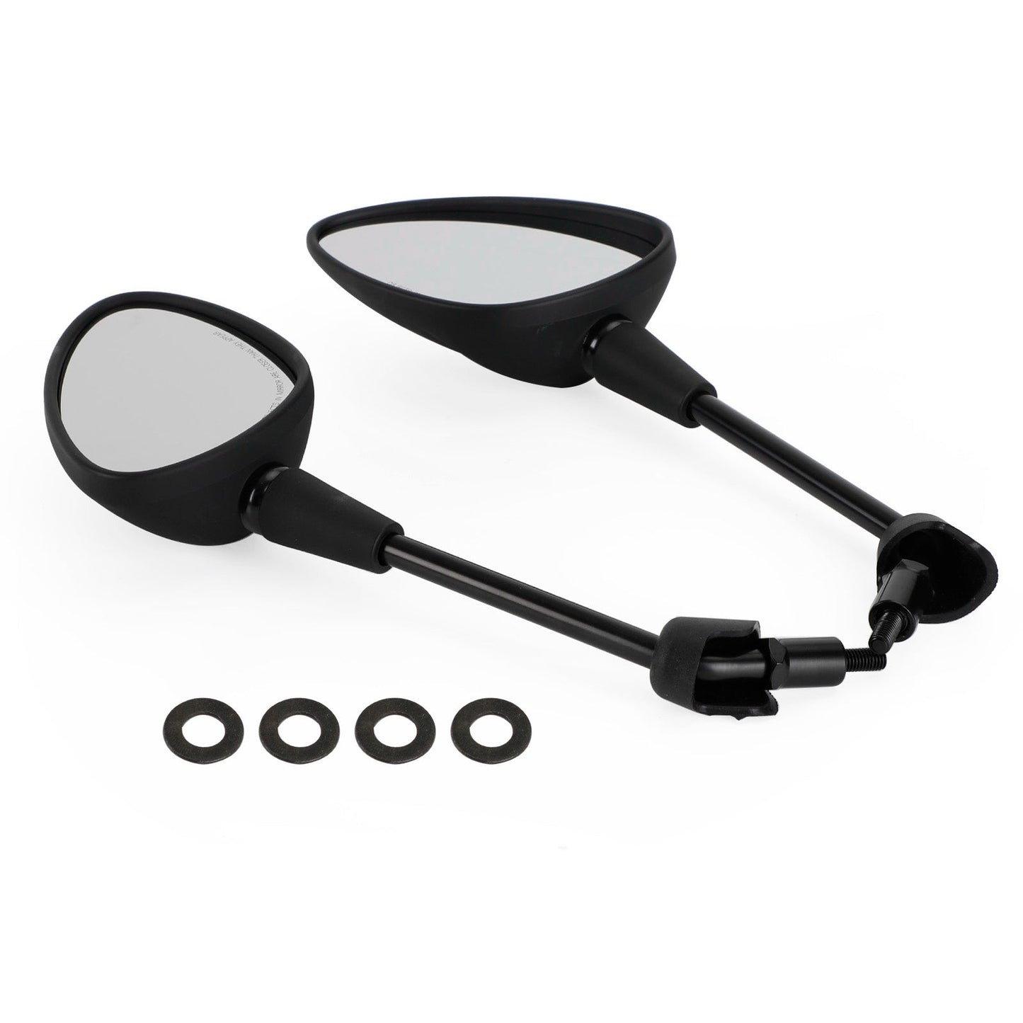 Paire de rétroviseurs noirs pour Piaagio/Vespa Sprint 50/125/150 cc 2T/4T (2014+)