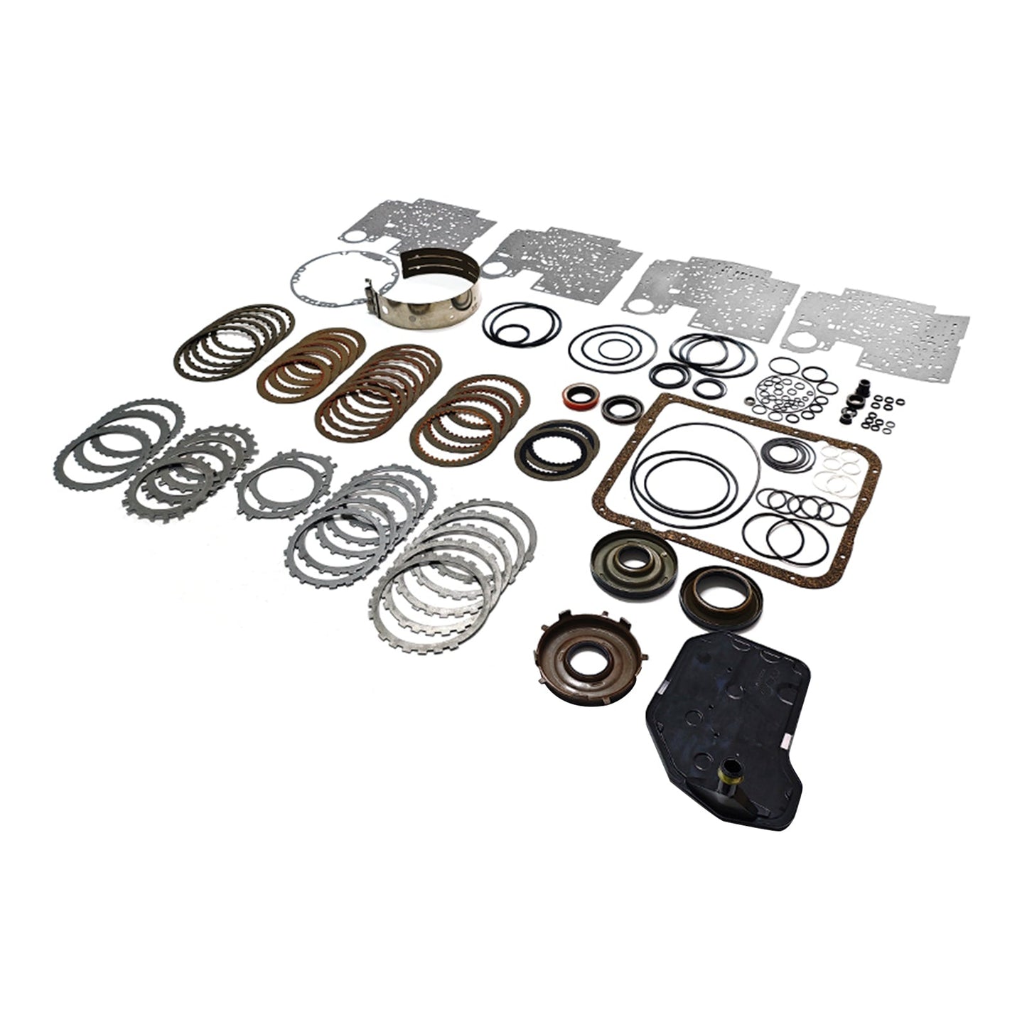 Kit de reconstruction de transmission Super Master (2004 et plus) avec aciers et pistons 4L60E W74008GAP