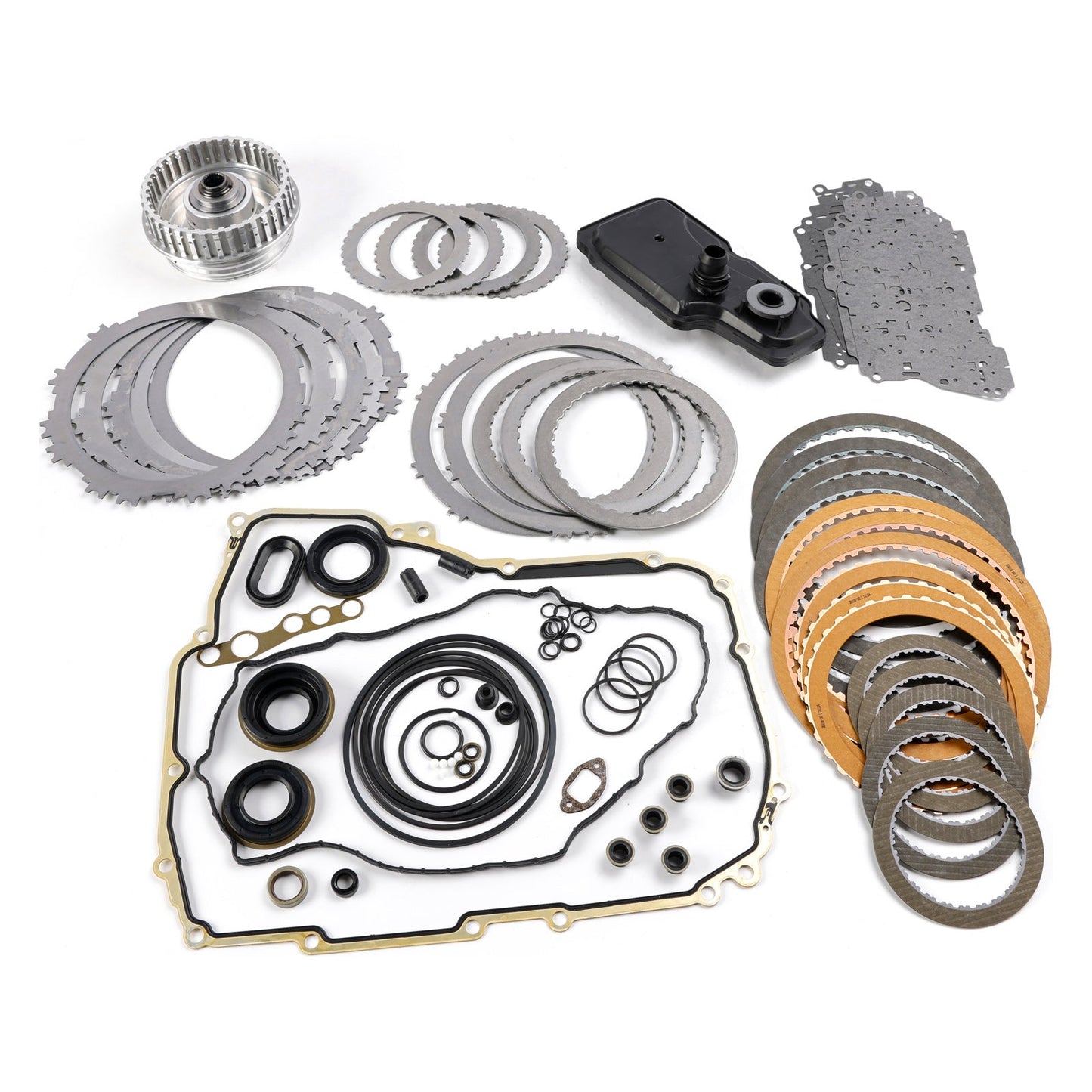 2012-up GM Gen 2 Transmission Rebuild Kit Master less Steels 6T40 6T45