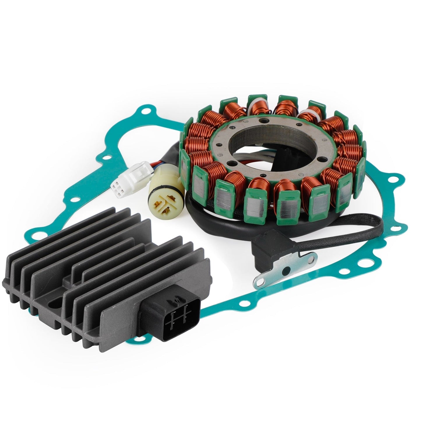 Generator Stator Regulator Rectifier Gasket Set For Yamaha Kodiak YFM450 12-14 Champoo