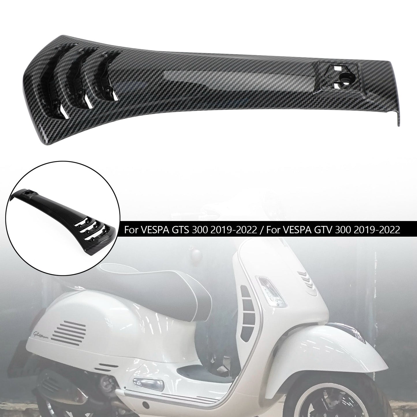 Couvre-culasse de klaxon de direction pour Vespa GTS300 GTV300 2019-2022