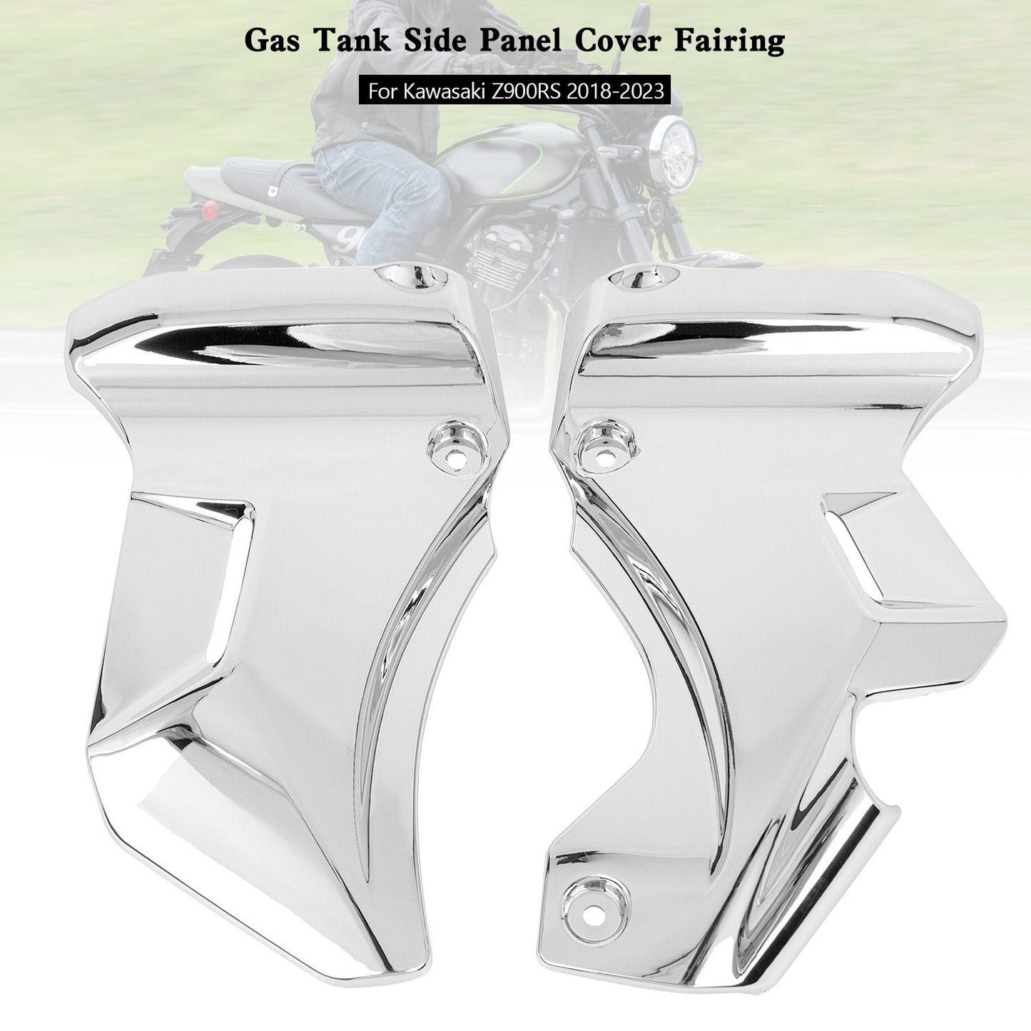 Panneau de garniture latérale de réservoir d'essence pour Kawasaki Z900RS 2018-2023