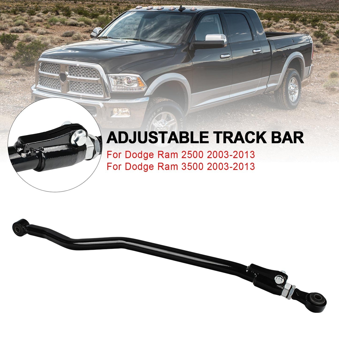 2003-2013 Dodge Ram 2500 0-3" Lift Front Adjustable Track Bar