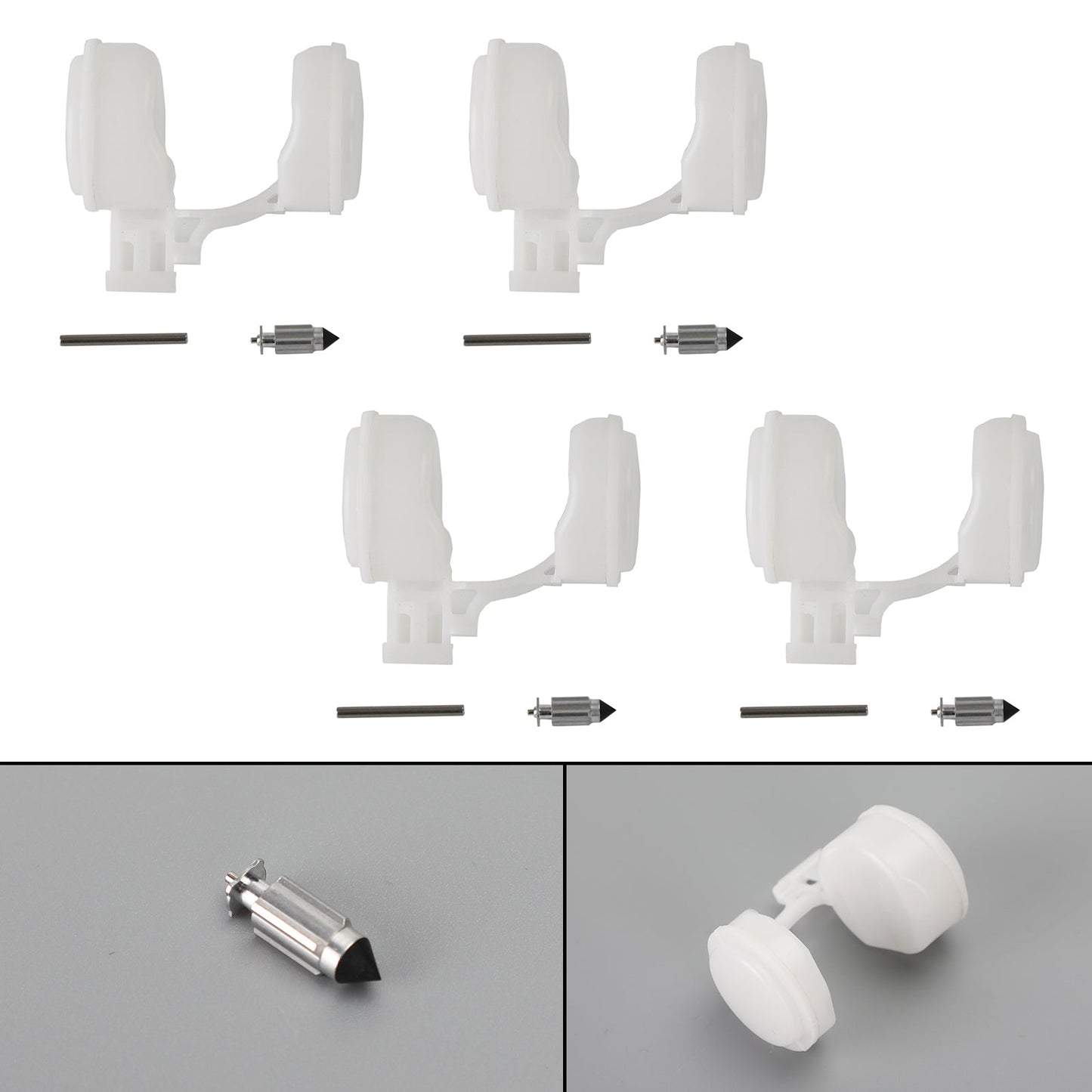 Kit de réparation de carburateur 4x, ensemble de flotteurs pour Honda CBR600 CBR750 CBR1000 CB1000