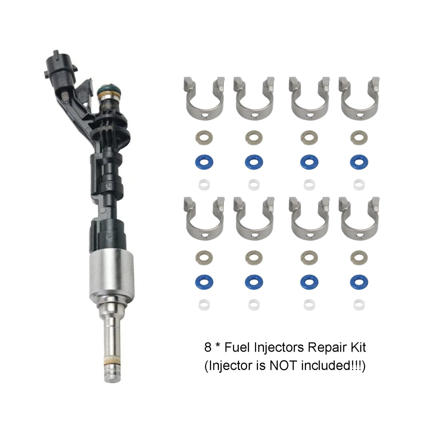 Kit de reparación de inyectores de combustible (8 piezas) 0261500105 FJ1161 Jaguar/Range Rover 5.0L V8