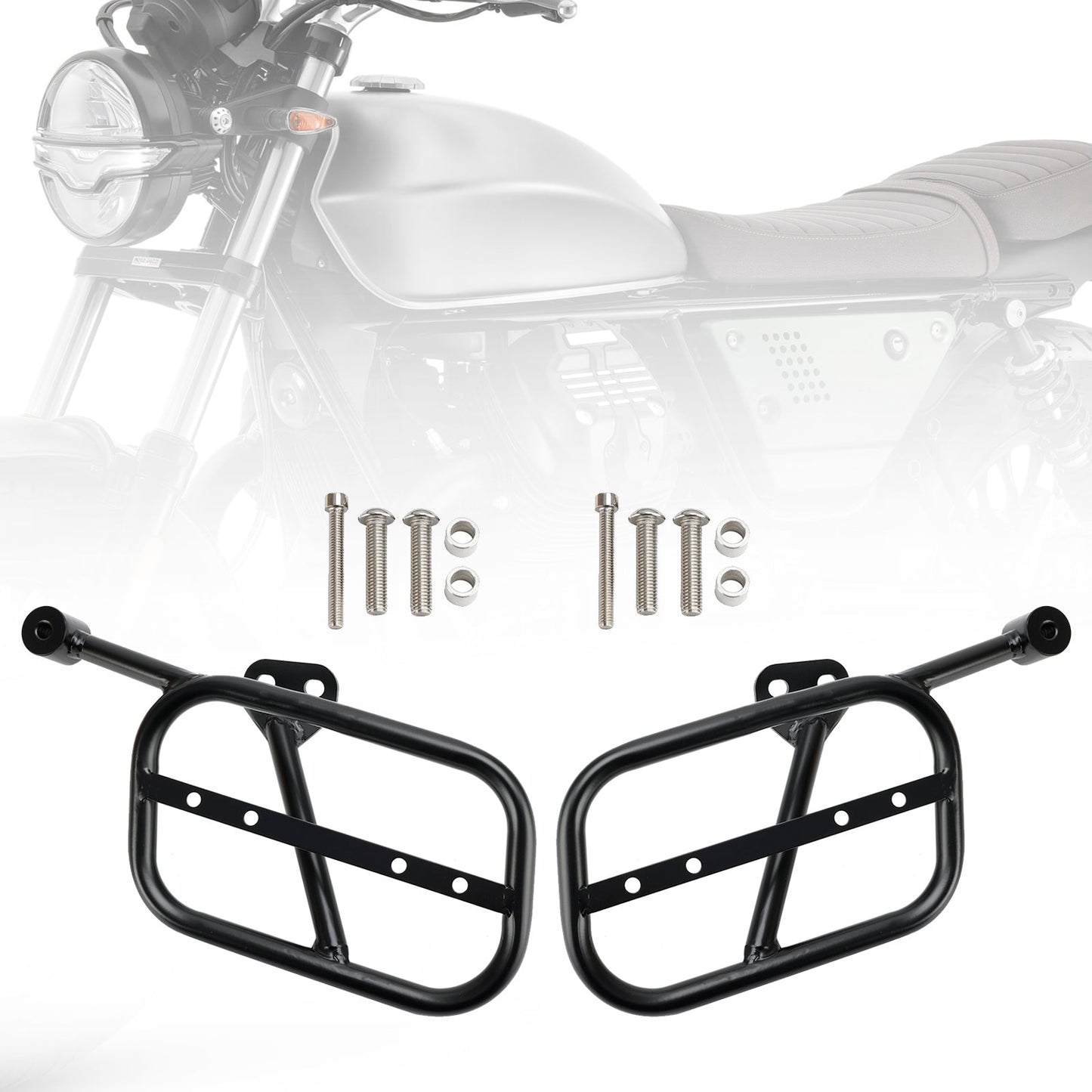 Support de sacoche pour Guzzi V9 Bobber Roamer 2018-2023 2022 Droit