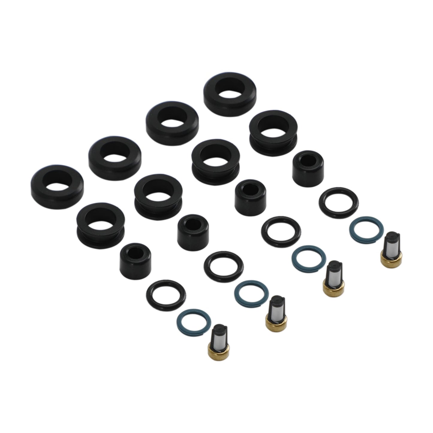 4PCS Fuel Injectors Repair Seal Kit 1001-87F90 fit Toyota Corolla 1.8L fit Lotus