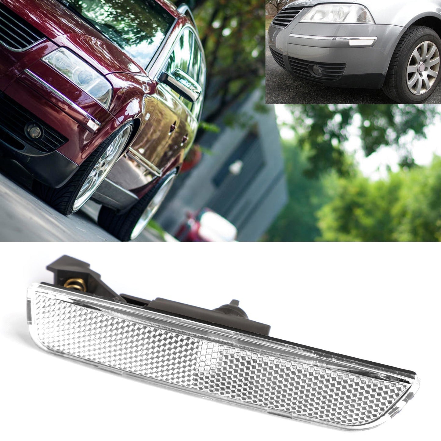 Feux de gabarit latéraux avant blancs gauches pour VW Passat B5.5 (2001-2005)