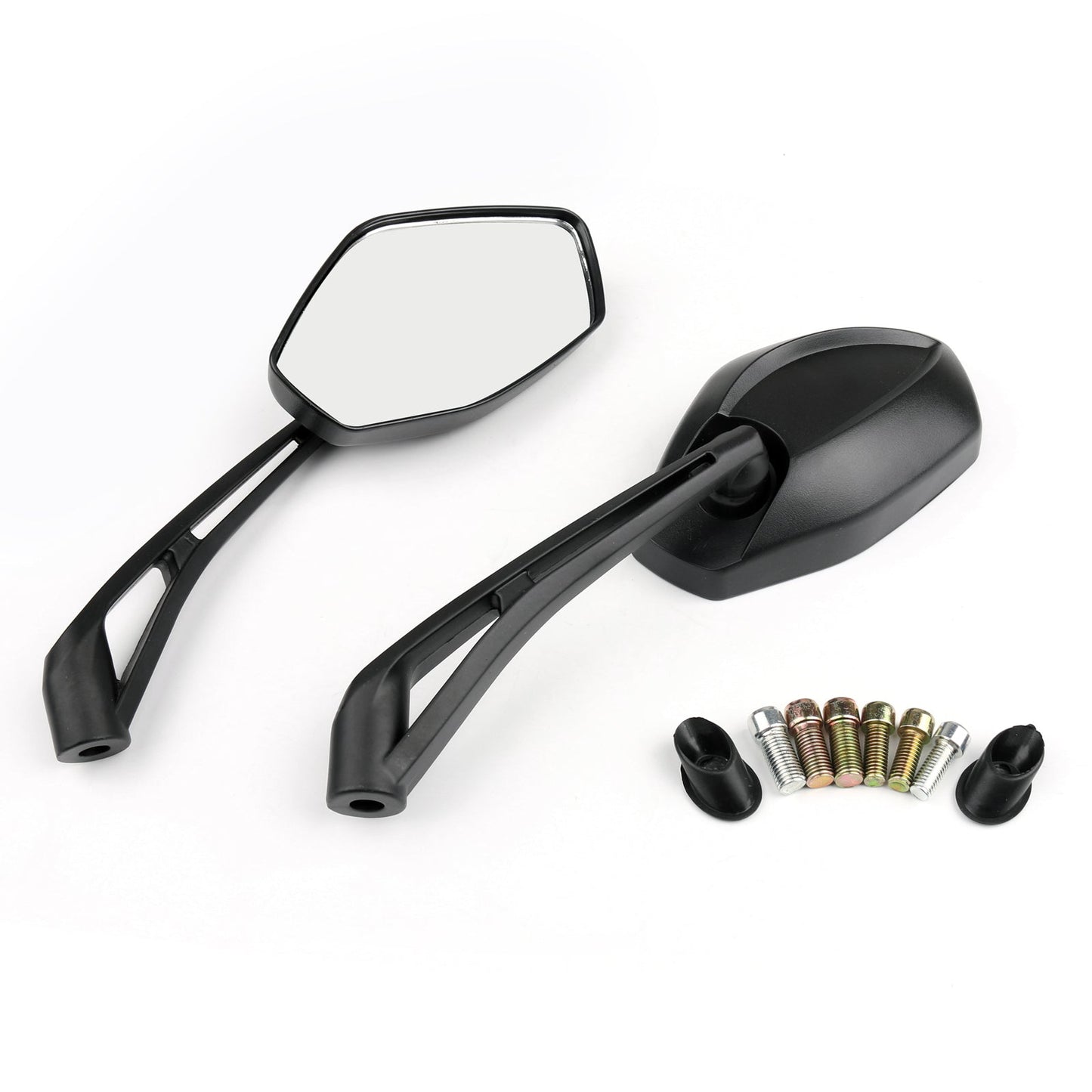 Rétroviseurs latéraux universels pour moto, scooter, vélo de route, 8 mm, 10 mm