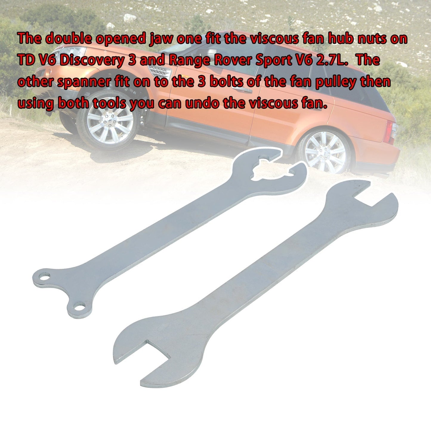 Land Rover V8 4.0L, 4.6L Viscous Fan Tool Spanner