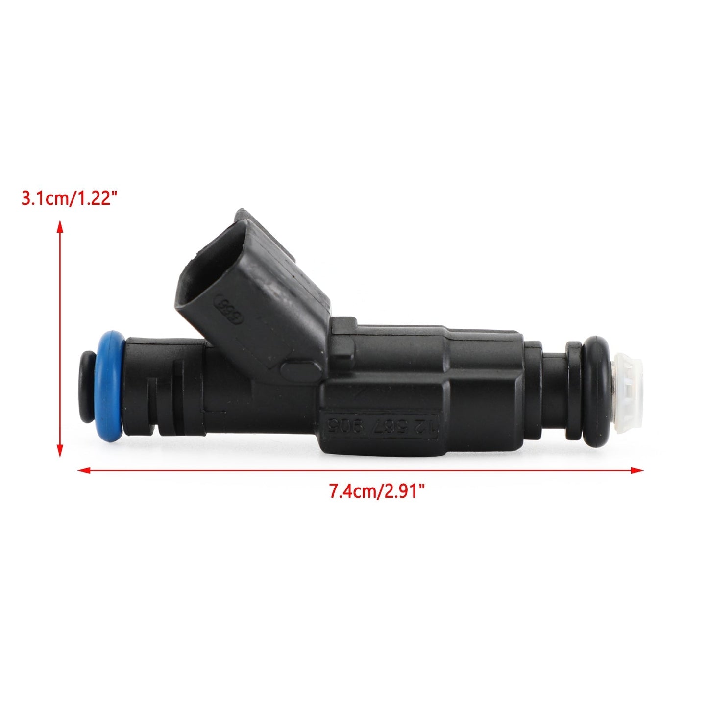 Mercruiser V8 350 MAG 5.0 4.3 6.2 885176 0280156081 1PCS Fuel Injectors