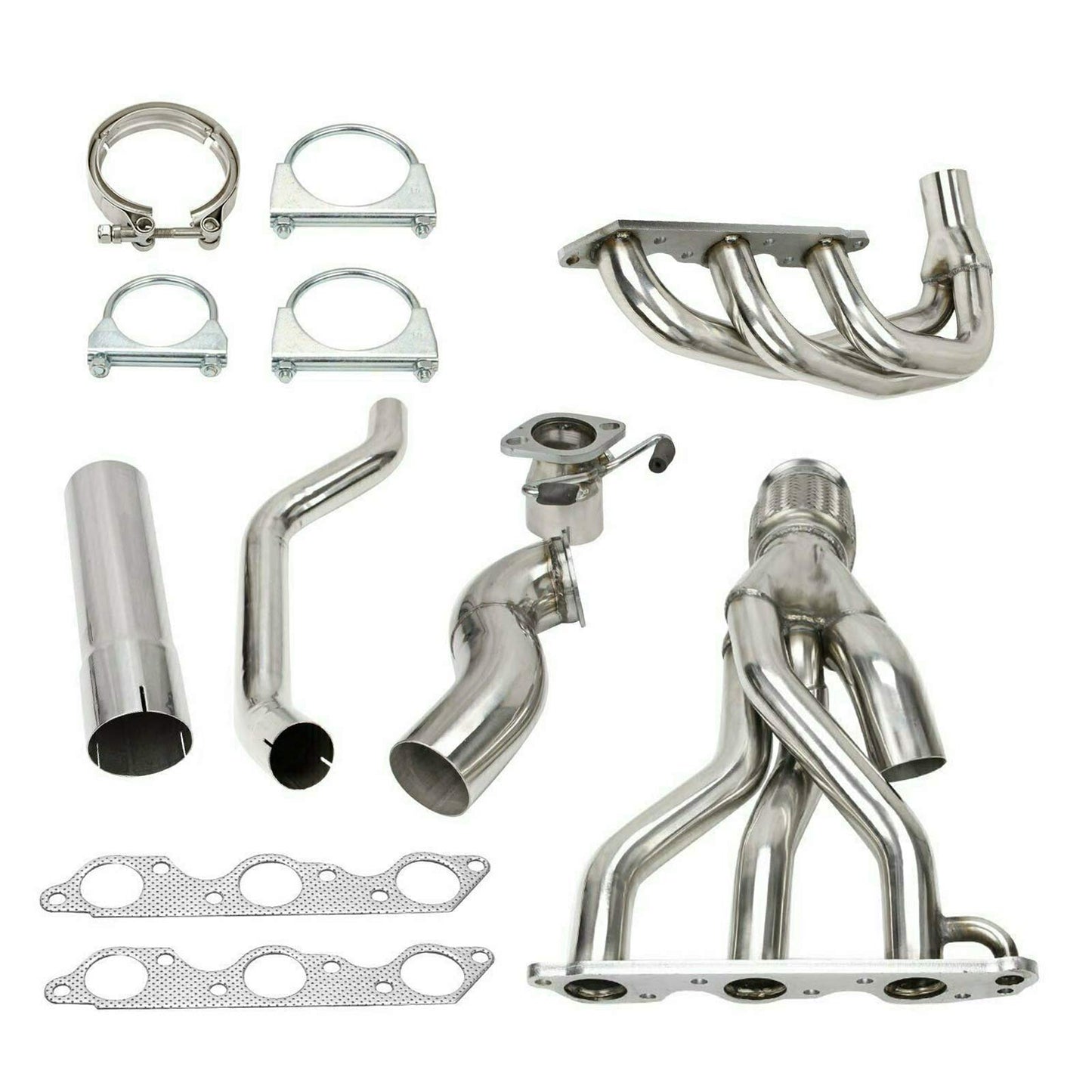 2004-2005 For Chevy Impala 3.8L V6 Supercharger Engines Exhaust Header Manifold