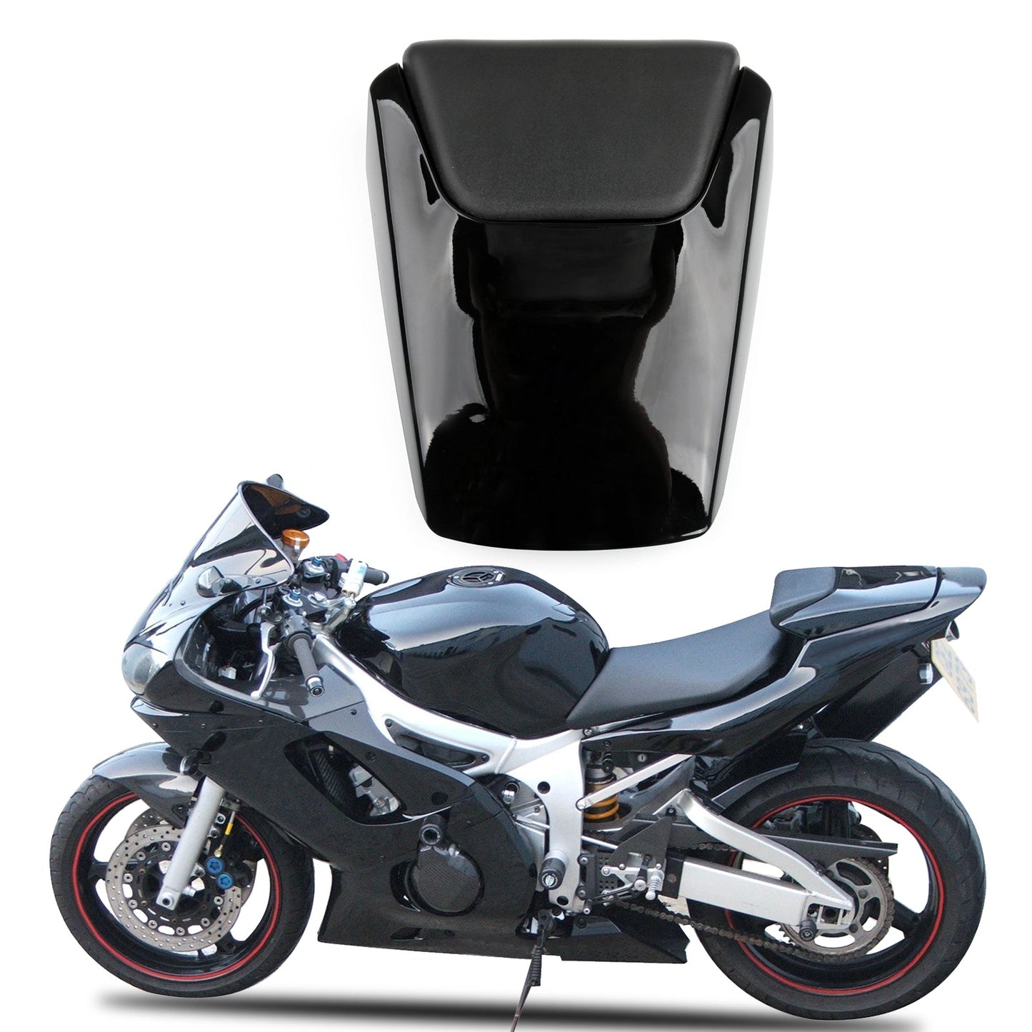 Capot de carénage de selle passager arrière pour Yamaha YZF R6 1998-2002 1999