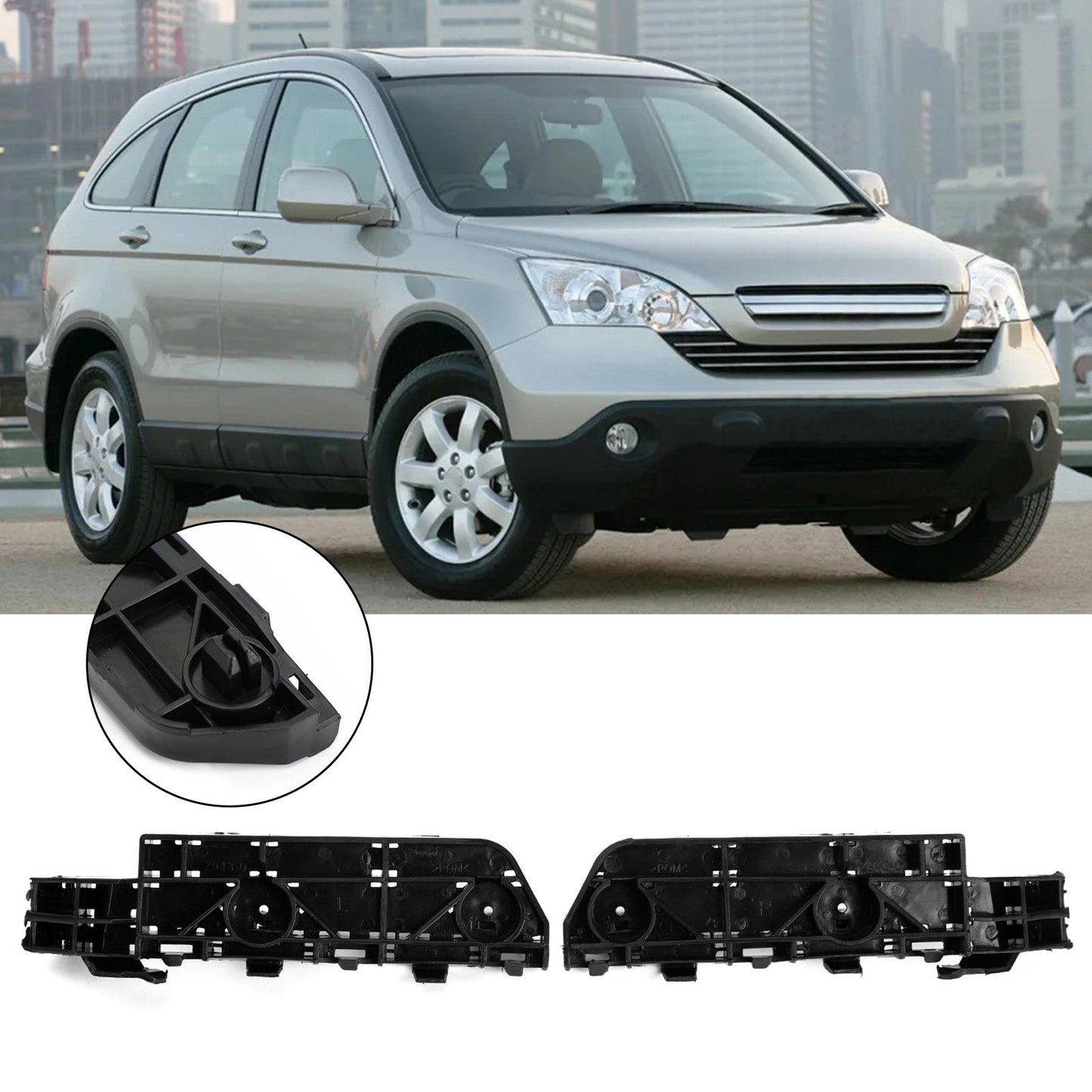 07-11 Honda CR-V 2PCS 71193-SWA-003 71198-SWA-003 Front Bumper Bracket Left Right For Honda CR-V CRV
