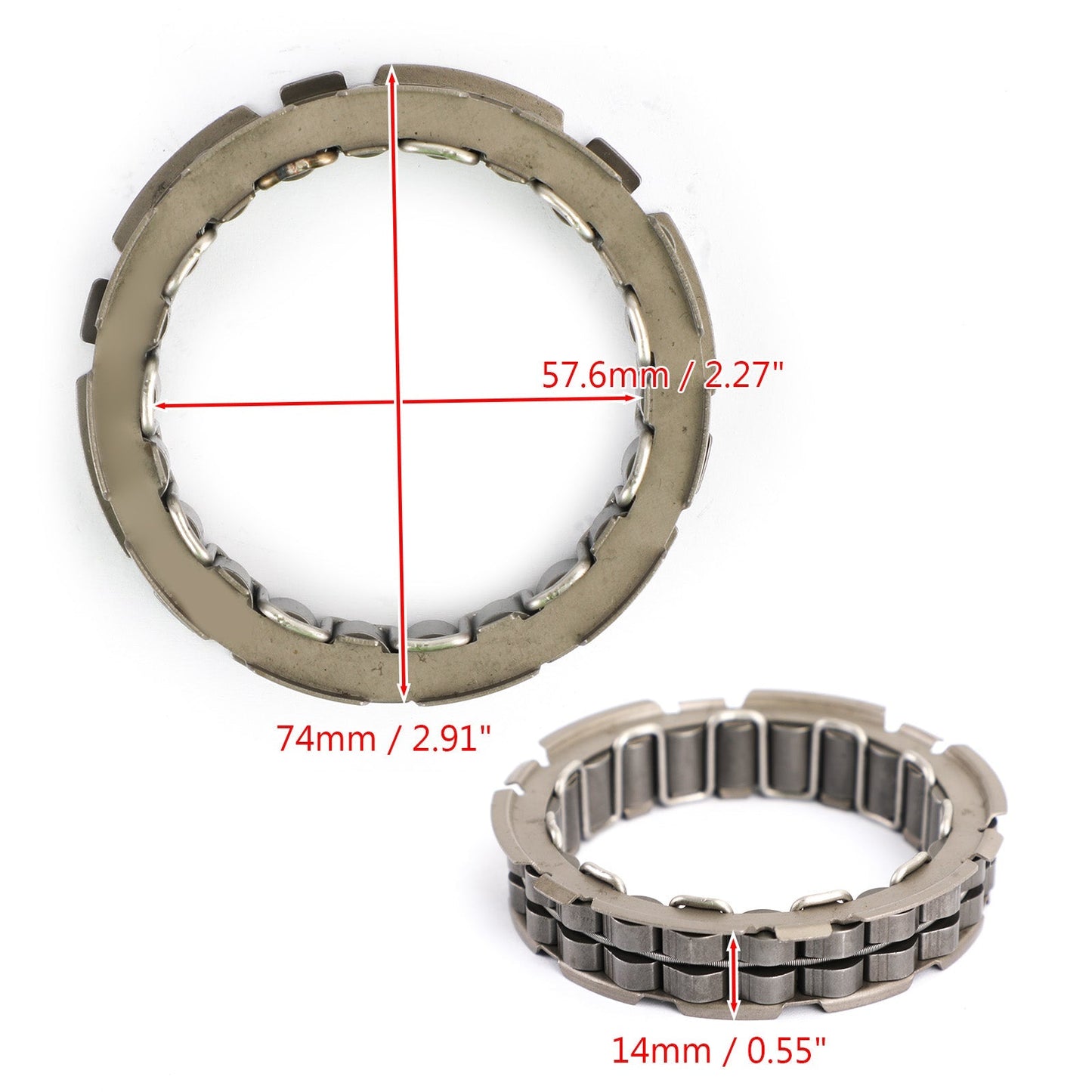 Embrayage de démarreur unidirectionnel pour Kawasaki KLR650 KL650 KLX650 87-18 13194-1073