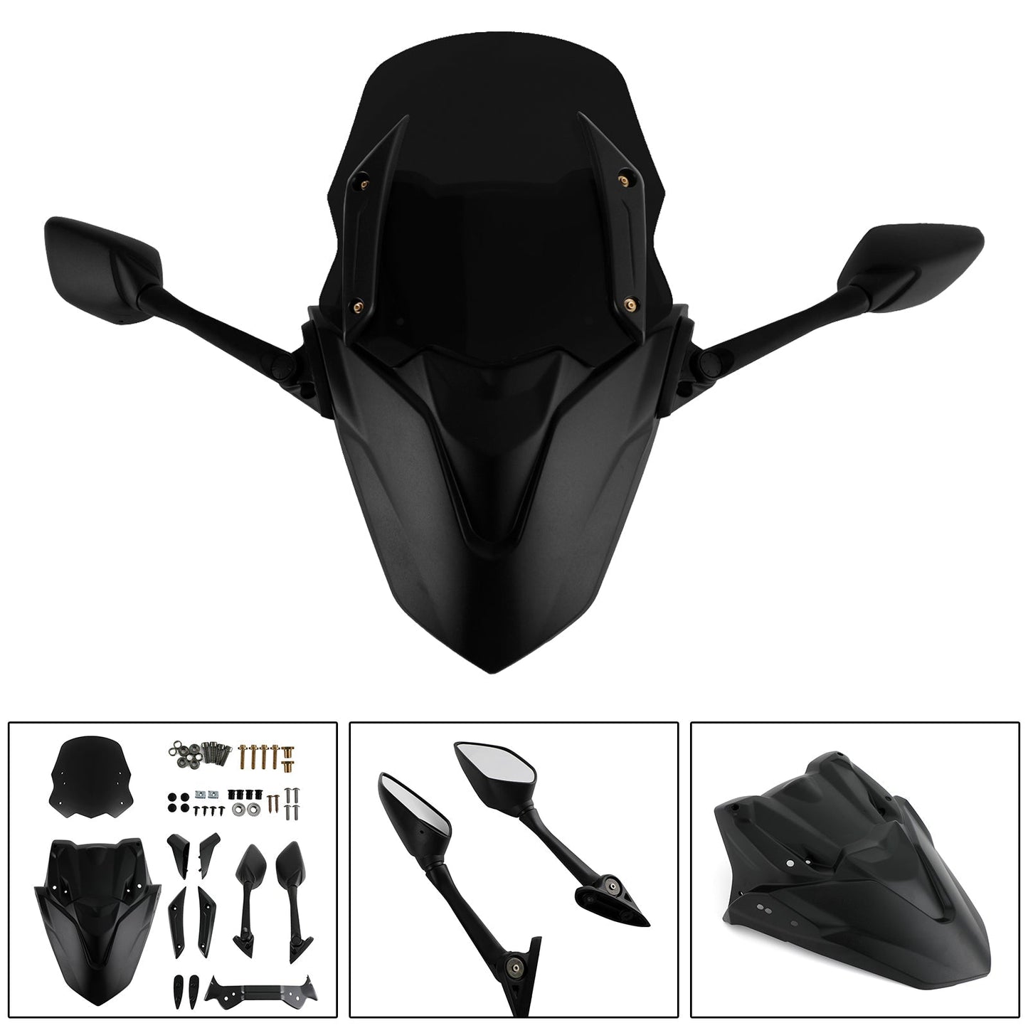 Pare-brise de moto ABS adapté pour Yamaha NMAX155 N-MAX 155 2021-2022