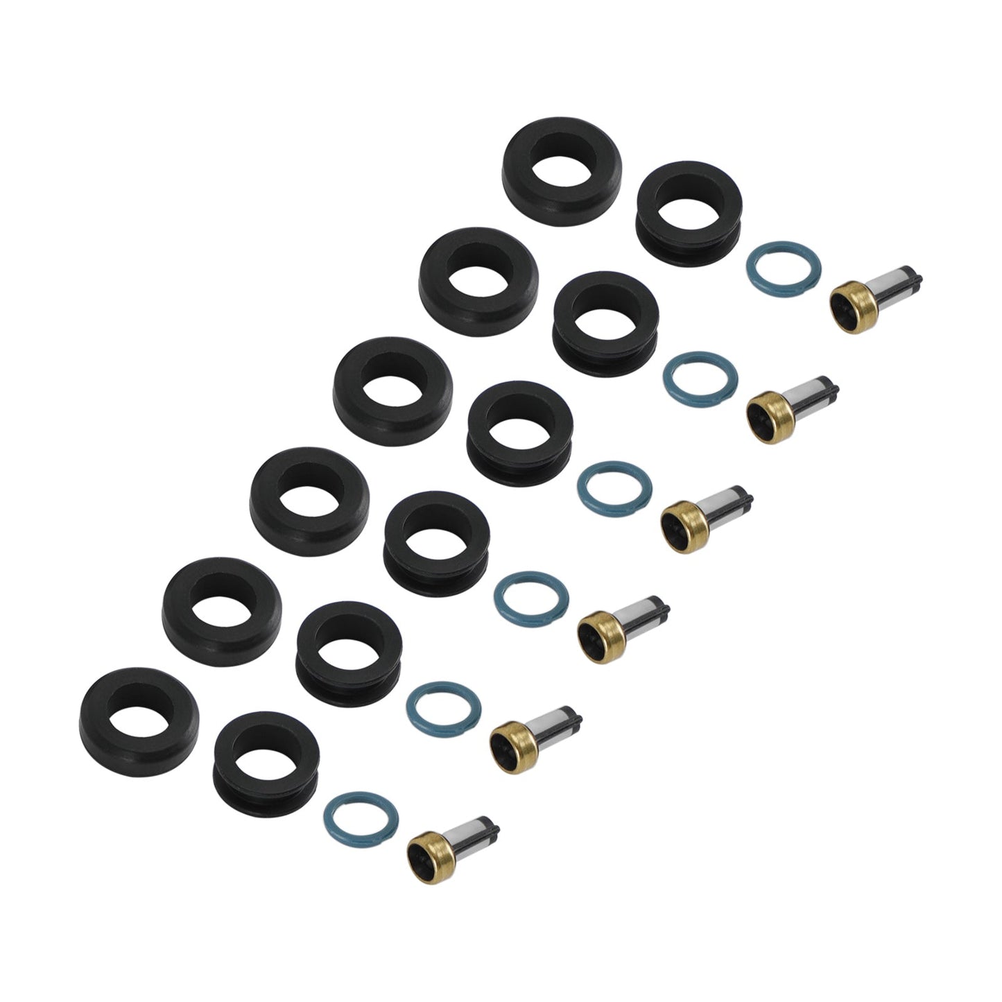 Dodge Stealth 1991-1996 6PCS Fuel Injectors Seal O-Ring Kit 18-10066 INP-014 MD164888