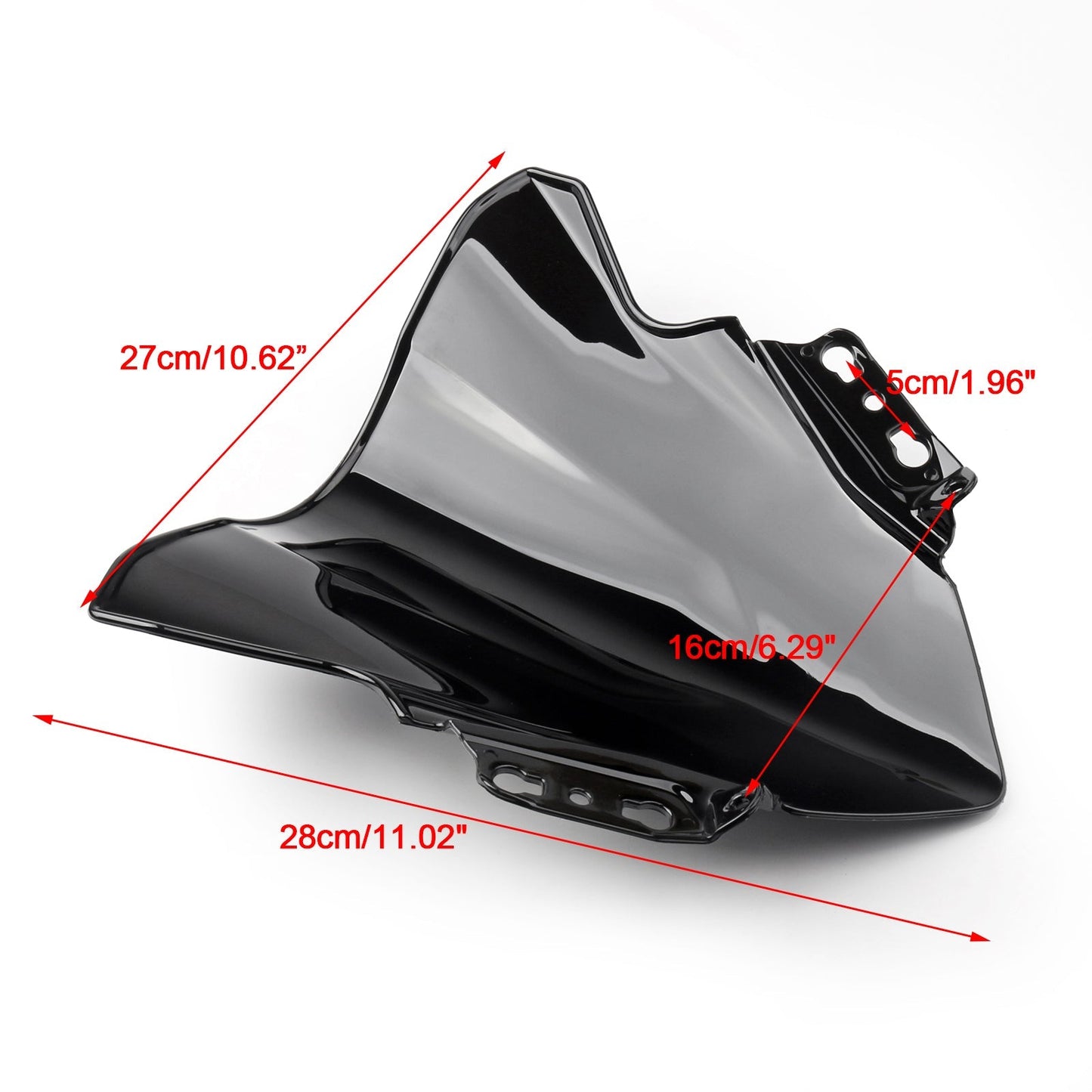 14-17 Kawasaki Ninja 250SL ABS Motorcycle Windshield Windscreen Black