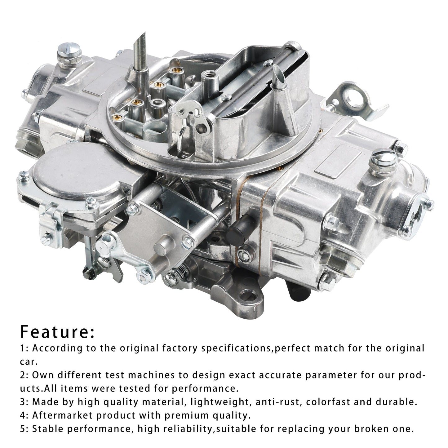 Holley Carburetor 4-Barrel 750 CFM Manual 0-3310S