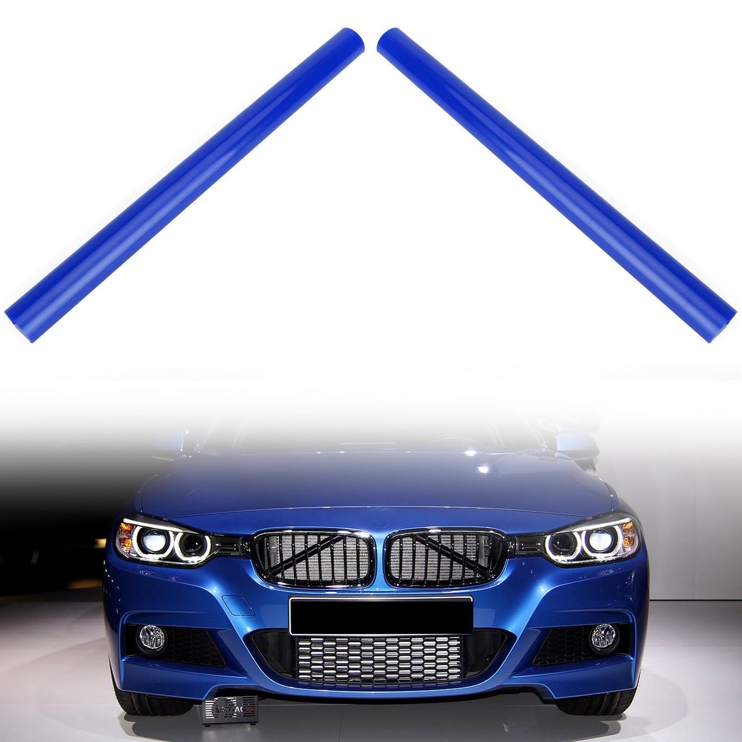 Barre de calandre en V pour BMW F30 F31 F32 F33 F34 F35 Bleu Rouge Jaune Vert Orange Blanc