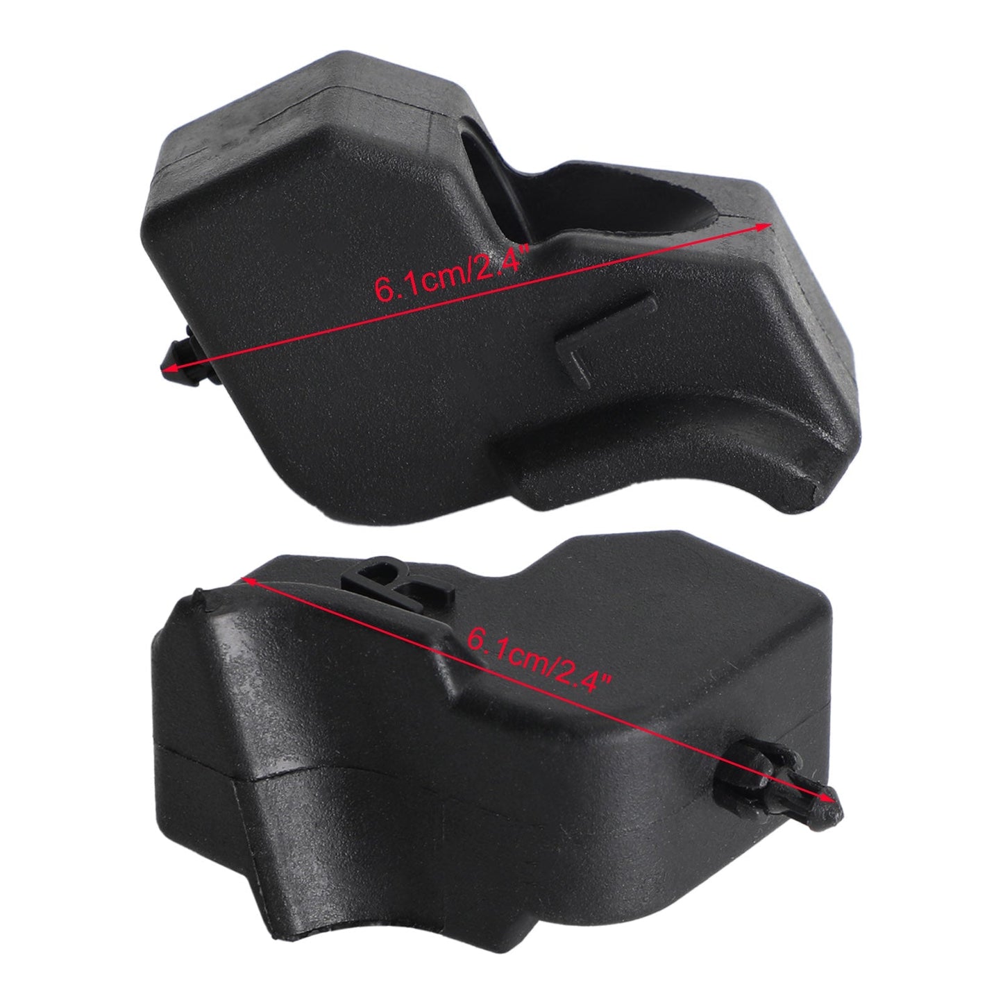 2015-2021 For Ford F-150 2PCS Left & Right Side Tailgate Rubber Bumper Cushion
