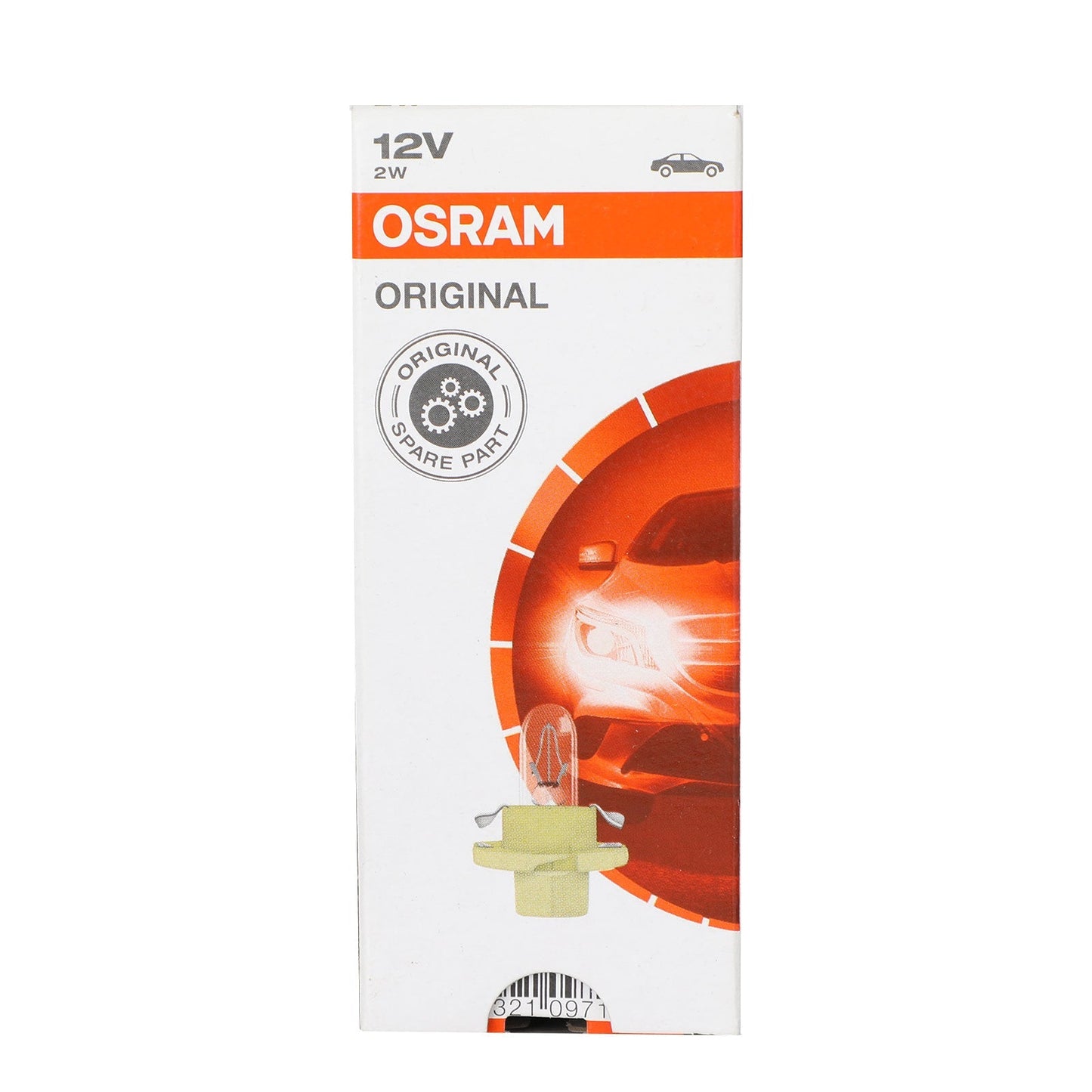 Lot de 10 ampoules d'instruments de voiture d'origine OSRAM 2352MFX6 12 V 2 W BX8.4d