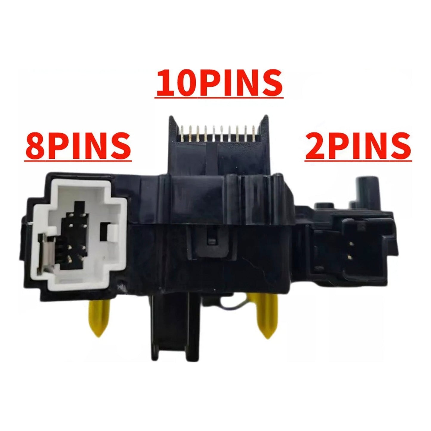 Volante calefactable con resorte de reloj FG1Z-14A664-B para Ford Taurus 2015-2019