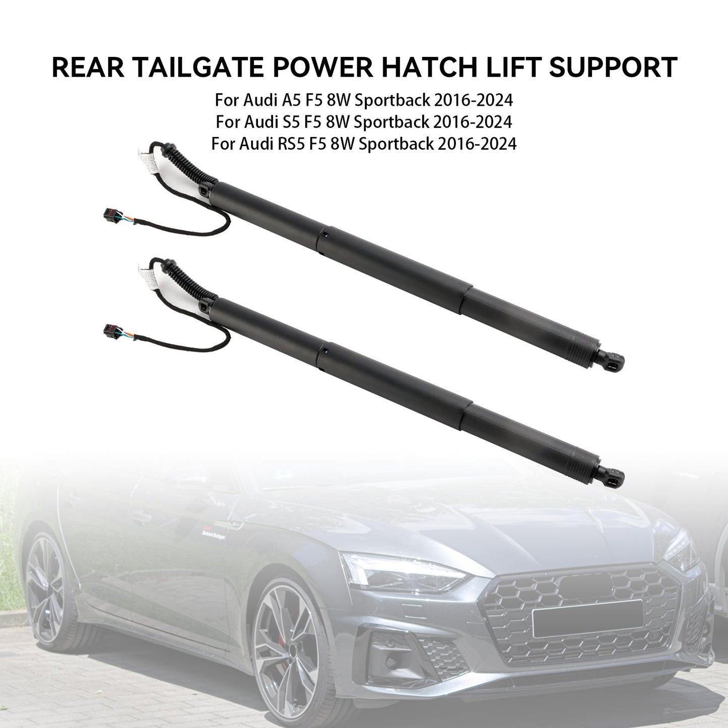 Hayon élévateur électrique 2 pièces pour Audi A5 S5 RS5 Sportback 2016-2024 8W8827851 8W8959107