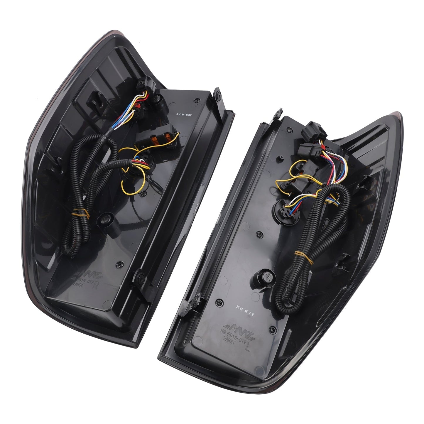 Feu arrière LED noir transparent pour Ford Ranger T6 T7 T8 PX1 PX2 PX3 2011-2021