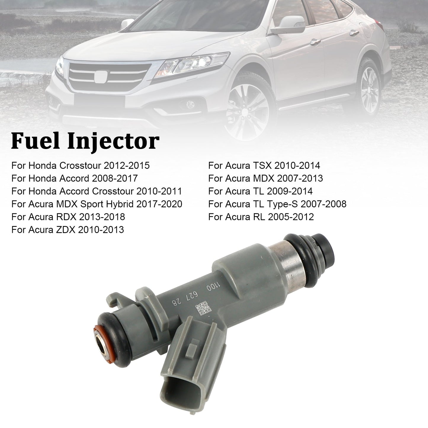 2005-2012 Acura RL Fuel Injector 16450-R70-A01 16450-R71-L11
