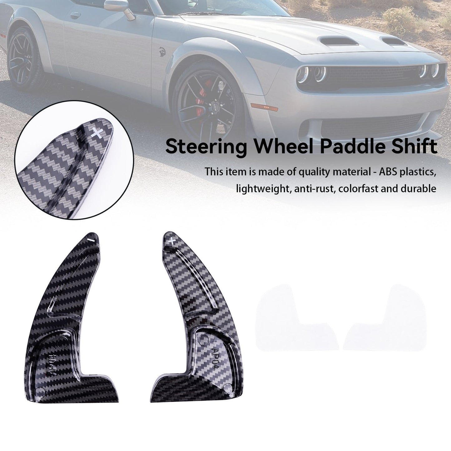 Palette de changement de vitesse au volant, levier de vitesses allongé, garniture adaptée à la Dodge Challenger Charger