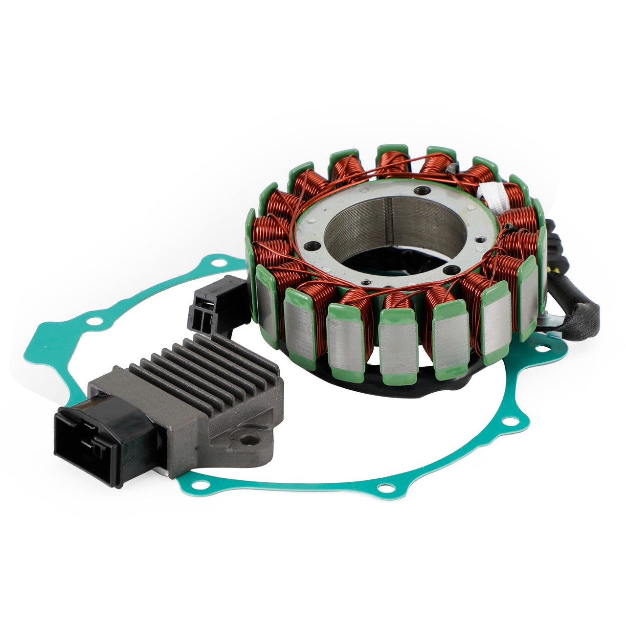 1999-2002 Honda XL 1000 XL1000V Varadero Magneto Stator 31120-MBT-611+Voltage Rectifier 31600-MV4-000+Gasket