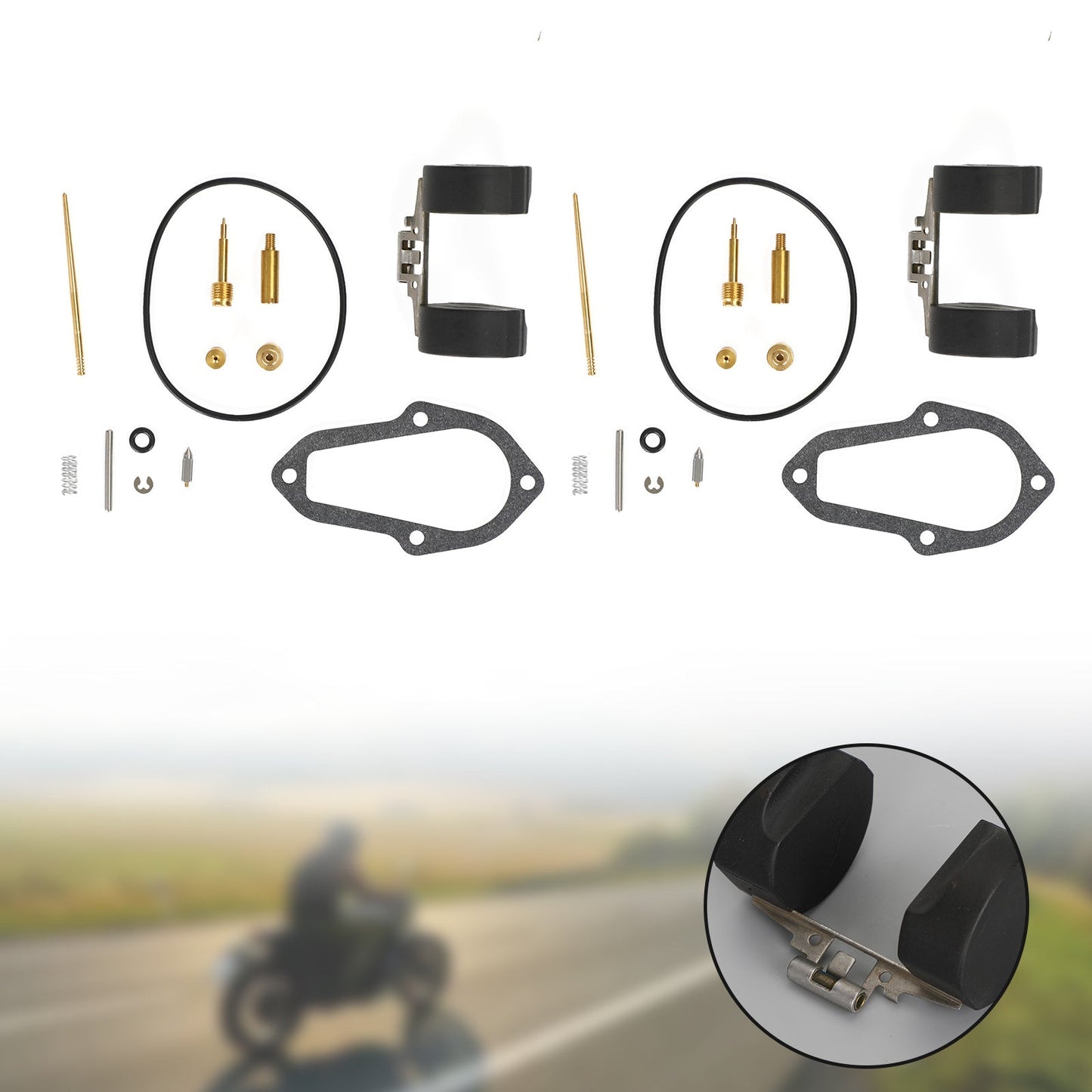 Kit de réparation de carburateur 2X pour Honda XL250 Motosport 250 1972-1975