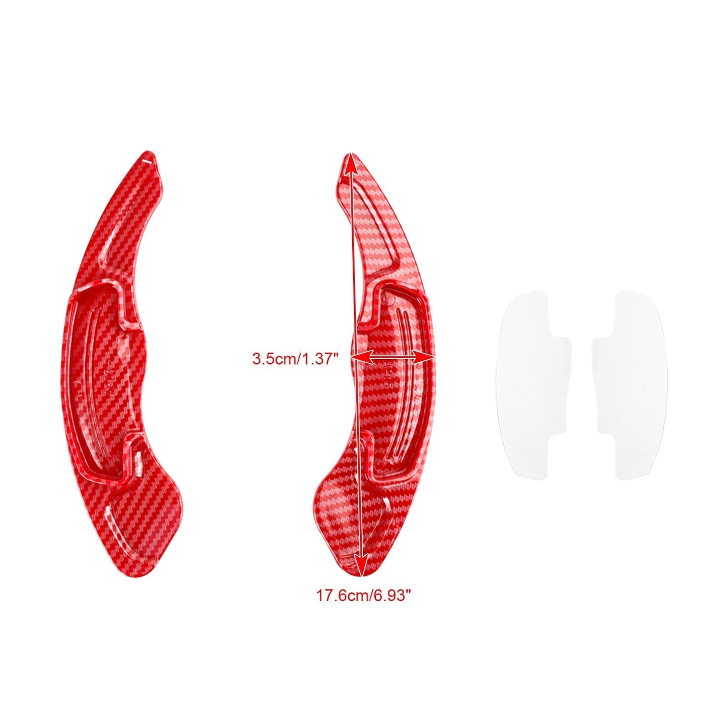 Extension de palettes de changement de vitesse au volant rouge pour Honda Accord Gen9 et Gen10 (2014 et plus)