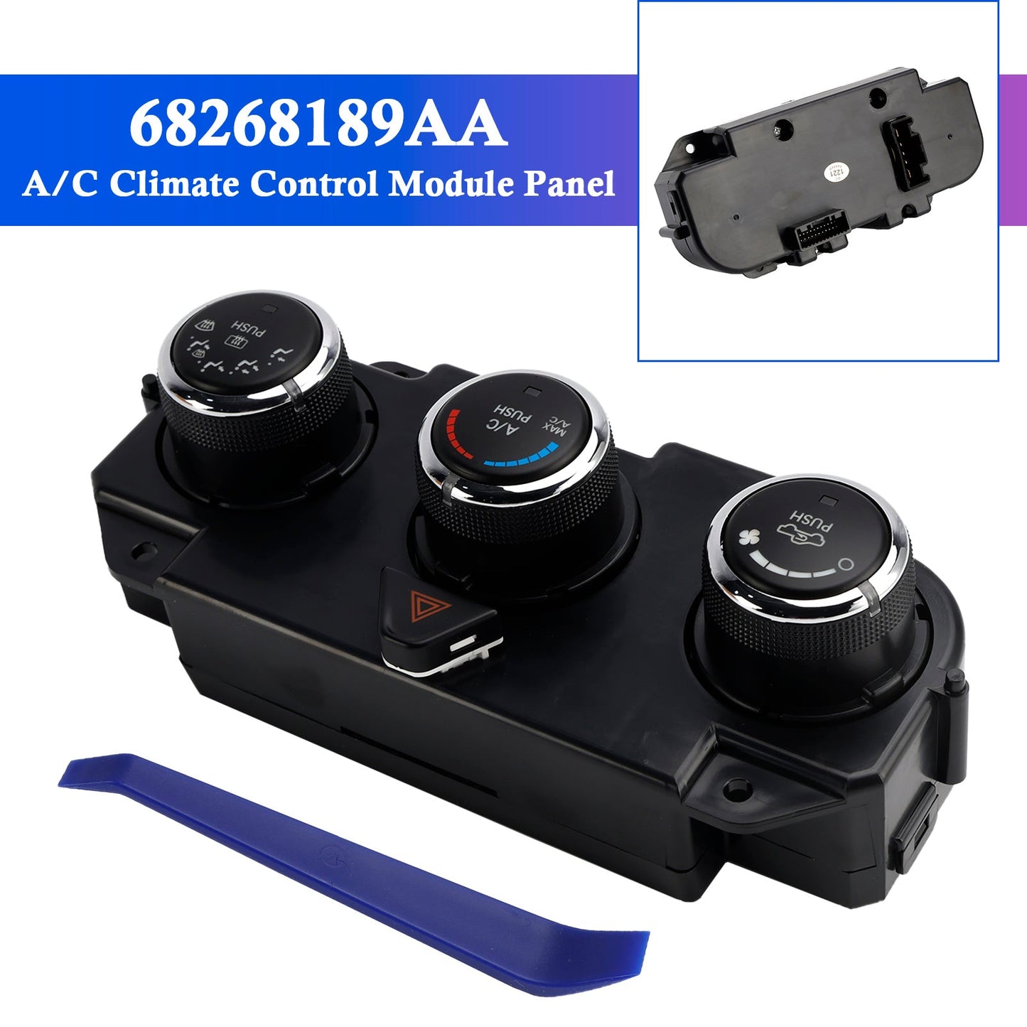Panneau de module de climatisation 68268189AA 68105021AC pour Dodge Ram 2500 2013-2018