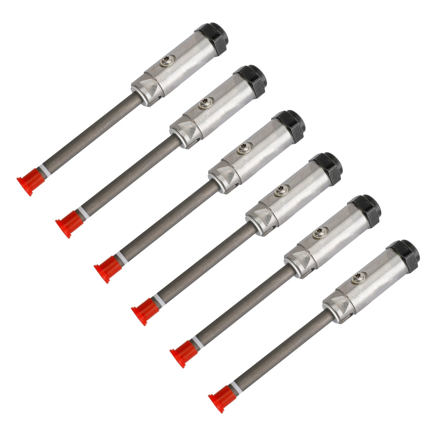 6 boquillas de inyector de combustible diésel 4W7018 para motor Caterpillar 3406B 0R3422 0R-3422 4W7018 4W-7018