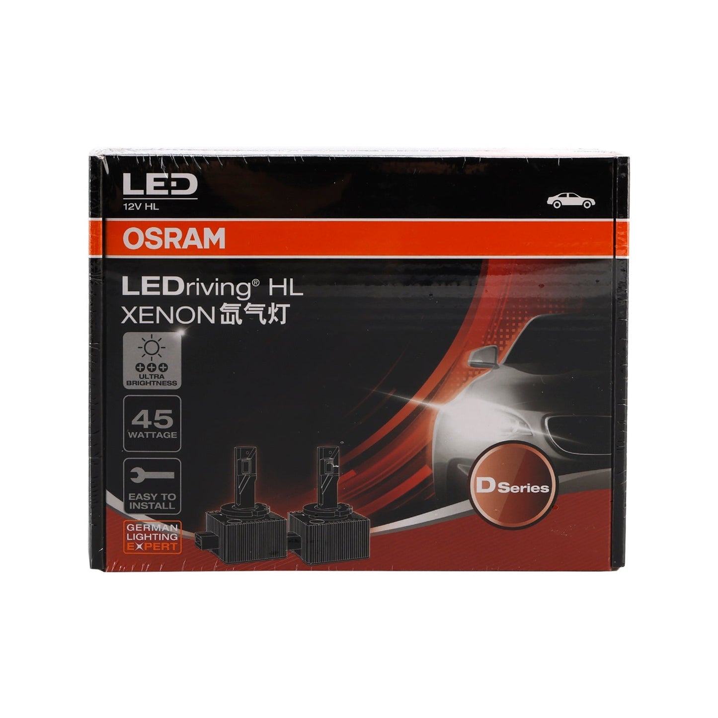 Lot de 2 ampoules LED pour voiture OSRAM HL D1S 45 W 6 000 K 166140CW
