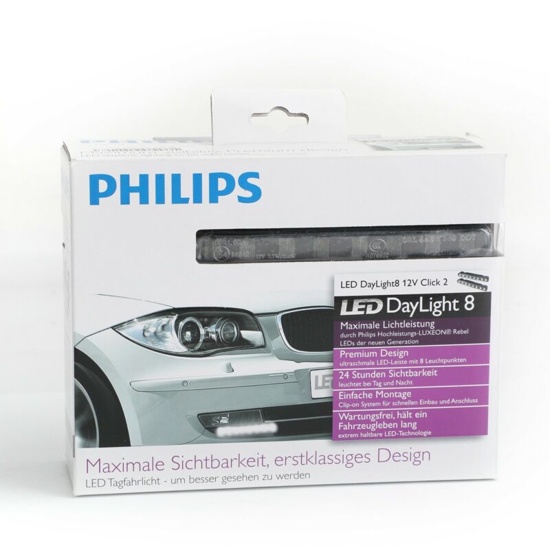 PHILIPS DayLight LED DRL Daytime 12824 Luxeon 8 feux de circulation 12 V