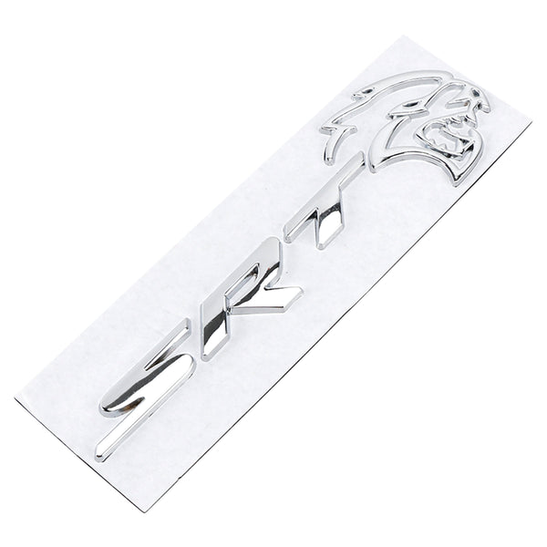 Challenger Trunk Lid Badge Rear Tailgate SRT Hellcat Decal Emblem Silver